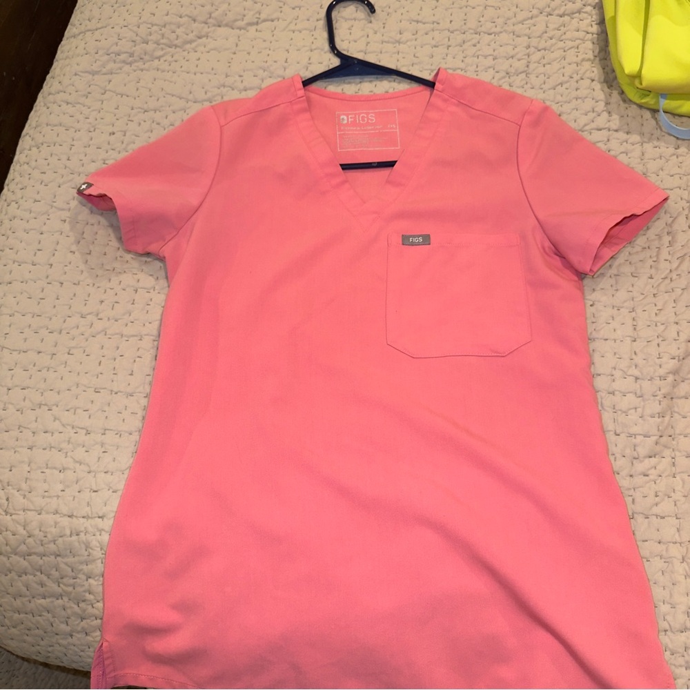 Pink Figs Scrub Top XXS